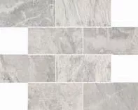 Мозаика ABK Fossil Mosaico Muretto Light Grey, 30x30, под камень, серая, матовая
