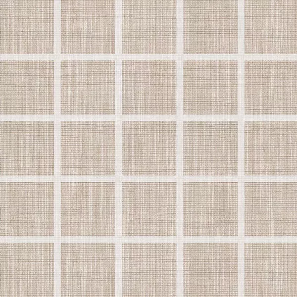 Мозаика Sant'Agostino Tailorart Mosaico Sand, 30x30, под текстиль, бежевая, матовая