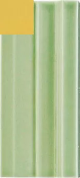 Бордюр Ceramica Grazia Listelli Toro Oro, 5.5x13, моноколор, жёлтый, глянцевый