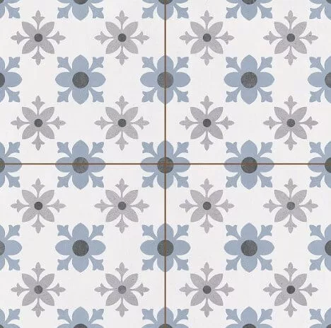 Напольная плитка Kerlife Hydraulic Lys Ocean, 45x45, геометрия, мультиколор, матовая