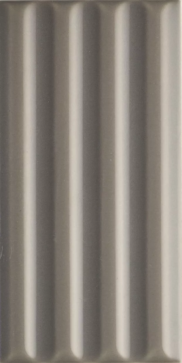 Настенная плитка 41zero42 WigWag Mud, 7.5x15, моноколор, коричневая, рельефная