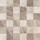 Мозаика ABK Fossil Mosaico Quadr. Mix Crema/Beige/Brown, 30x30, под камень, бежевая, матовая