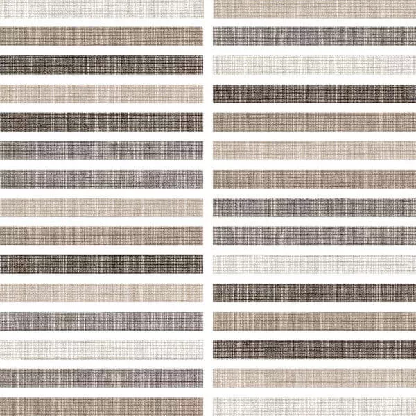 Мозаика Sant'Agostino Tailorart Plus Mix, 30x30, под текстиль, мультиколор, матовая