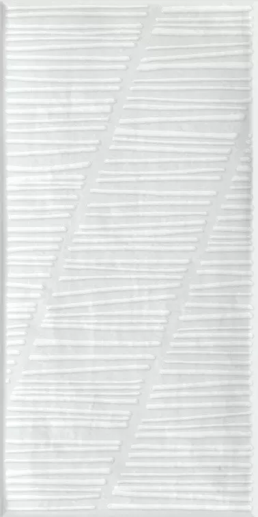 Декор Vives Etnia Viet Blanco, 10x20, геометрия, белый, матовый