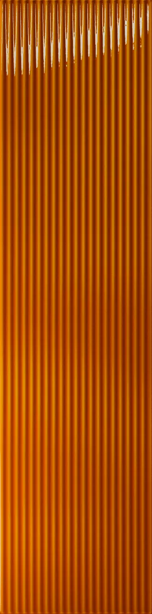 Настенная плитка Amadis Fine Tiles Stripes Caramelo Crackle, 6.5x26.1, кракелюр, оранжевая, глянцевая