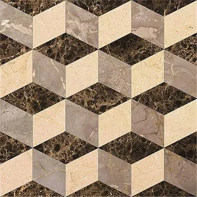 Керамогранит Marmocer 10 Modern Magic Tile, 60x60, под мрамор, бежевый, полированный