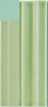 Бордюр Ceramica Grazia Listelli Toro Opalino, 5.5x13, моноколор, серый, глянцевый