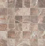 Мозаика ABK Fossil Mosaico Quadr. Brown, 30x30, под камень, бежевая, матовая