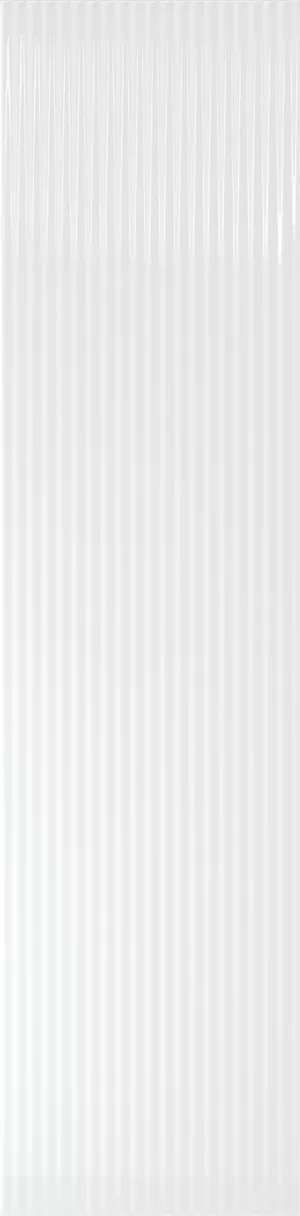 Настенная плитка Amadis Fine Tiles Stripes Capital White Gloss, 6.5x26.1, под майолику, белая, глянцевая