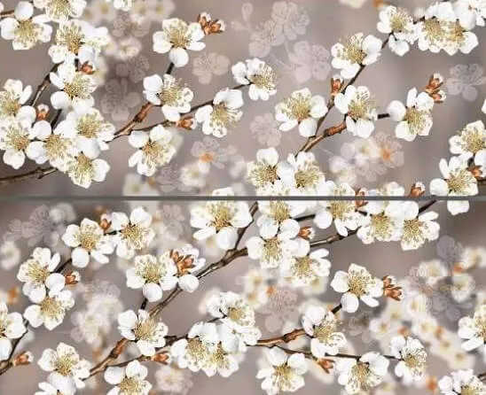 Панно Azori Amati Sakura, 40.2x50.5, флора, мультиколор, матовое