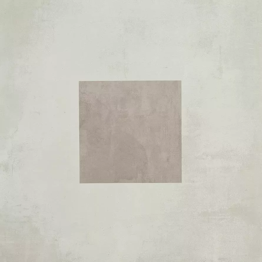 Керамогранит La Faenza Ego Quadro 90W, 90x90, под бетон, серый, матовый