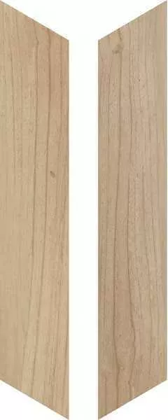 Керамогранит RHS-Rondine Woodie Beige Chevron, 7.5x45, под дерево, бежевый, матовый