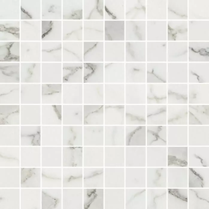Мозаика Cerim Timeless Calacata  Mosaico  Luc, 30x30, под мрамор, белая, глянцевая