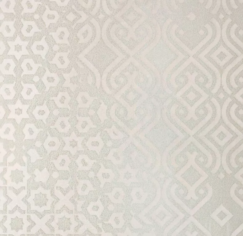 Керамогранит Grespania Palace Broadway Blanco, 59x59, под металл, бежевый, полированный