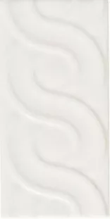 Бордюр Adex Neri Relieve Clasico Biscuit, 7.5x15, под обои, бежевый, глянцевый