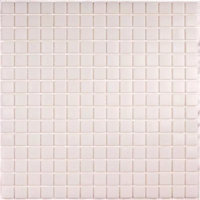 Мозаика Bonaparte Mosaics Simple White, 32.7x32.7, моноколор, белая, матовая