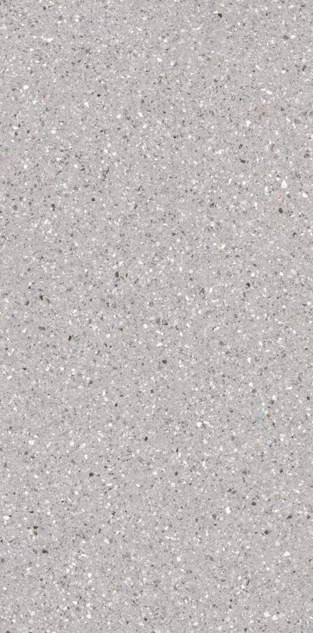 Керамогранит Wifi Сeramics Terrazzone Ash Honed, 60x120, имитация терраццо, серый, матовый