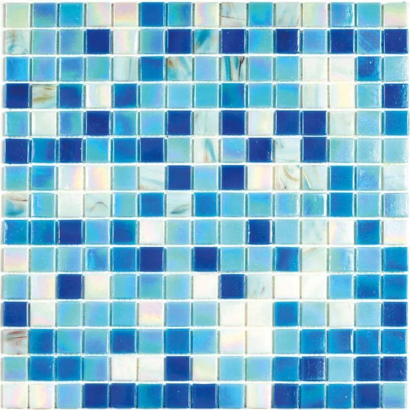 Мозаика Bonaparte Mosaics Ocean, 32.7x32.7, моноколор, белая, матово-глянцевая