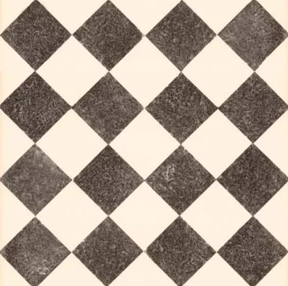 Керамогранит Bardelli Queen 2A, 20x20, геометрия, коричневый, матовый