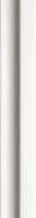 Бордюр Ascot New England Bianco Torello, 5.5x33.3, моноколор, белый, матовый