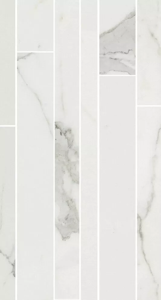 Декор Cerim Timeless Calac Mod.List.Sfal.  Luc, 21x40, под мрамор, бежевый, глянцевый