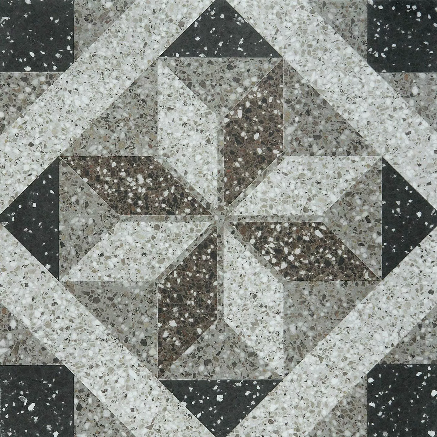 Декор Gracia Ceramica Marmette Multi 02, 60x60, имитация терраццо, мультиколор, матовый