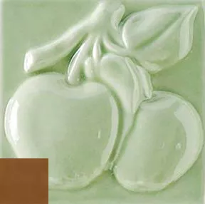 Декор Ceramica Grazia Listelli Mela Pepe, 6.5x6.5, кухонная тематика, коричневый, глянцевый