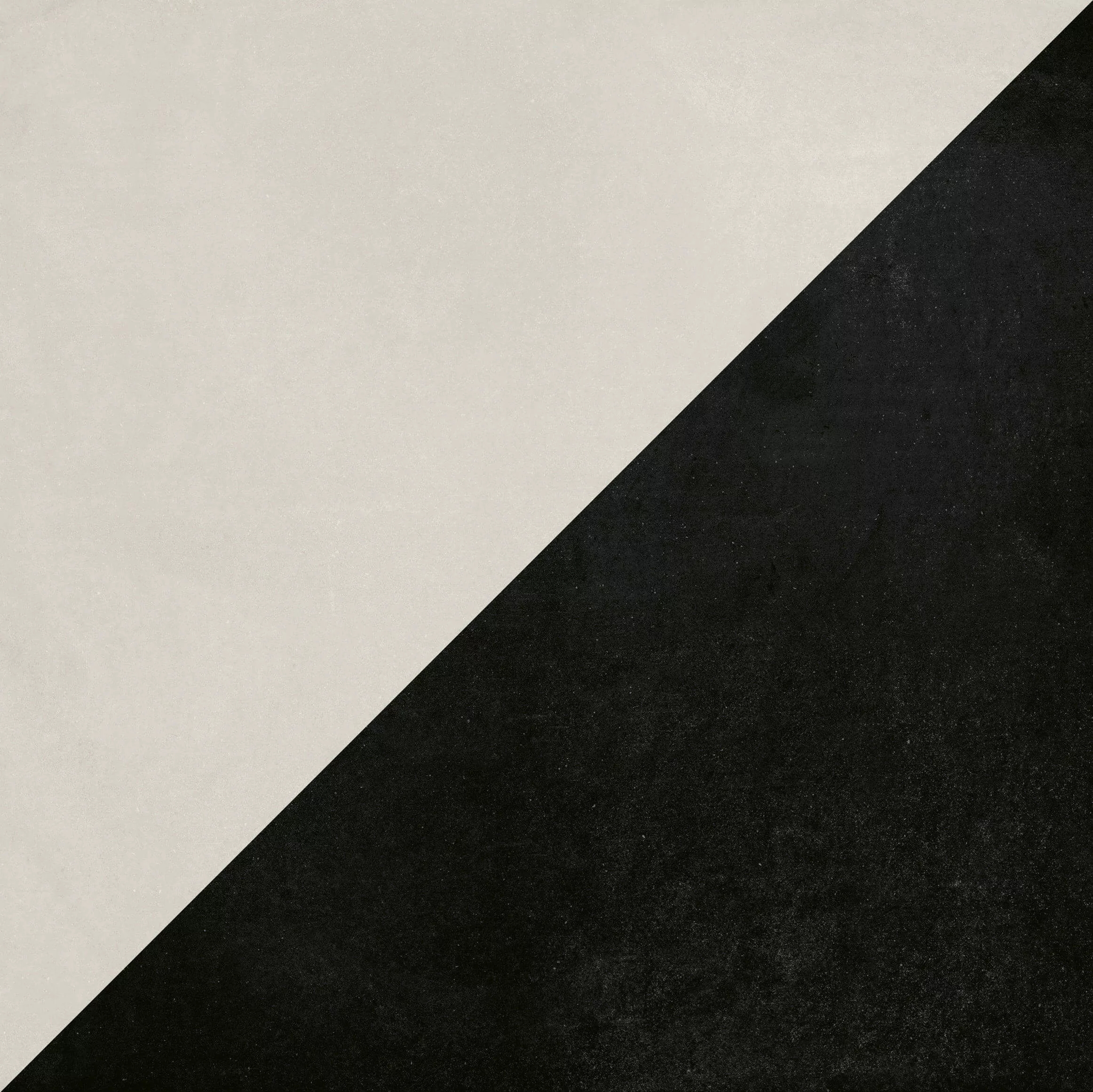 Керамогранит 41zero42 Futura Half Black, 15x15, геометрия, серый, матовый