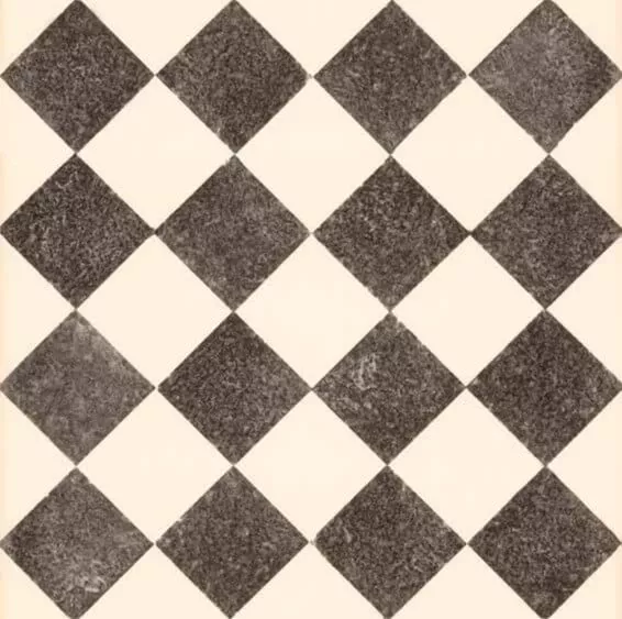 Керамогранит Bardelli Queen 2C, 40x40, геометрия, коричневый, матовый