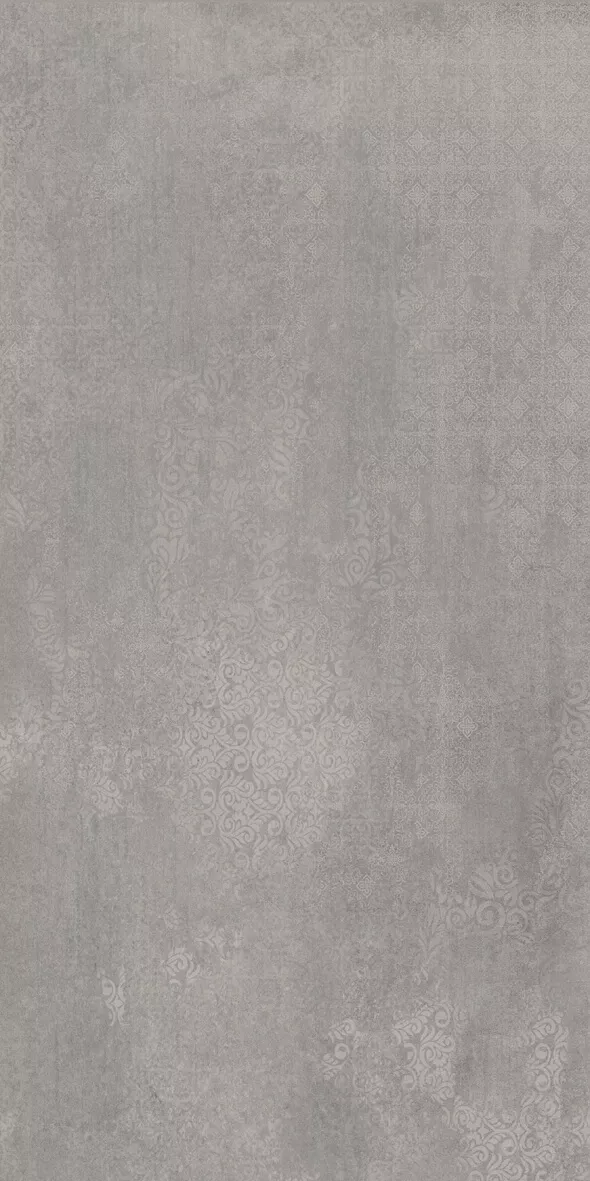 Керамогранит Century Reaction Oxygen Damask Naturale, 60x120, под обои, серый, матовый