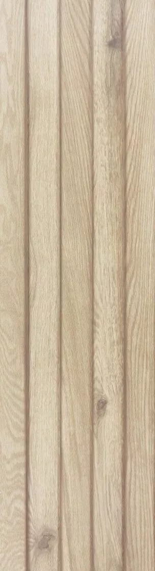 Декор Rako Base WR1V5435, 30x90, под дерево, коричневый, рельефный