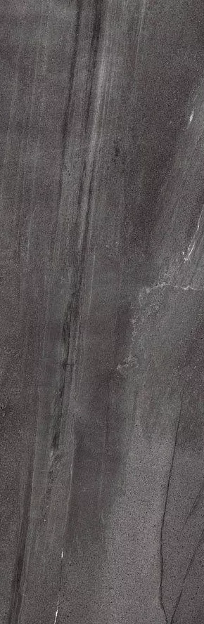 Керамогранит Ariostea Ultra Pietre Basaltina Antracite Soft, 100x300, под камень, серый, матовый