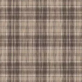 Керамогранит Sant'Agostino Tailorart Tartan Dark, 60x60, под текстиль, коричневый, матовый