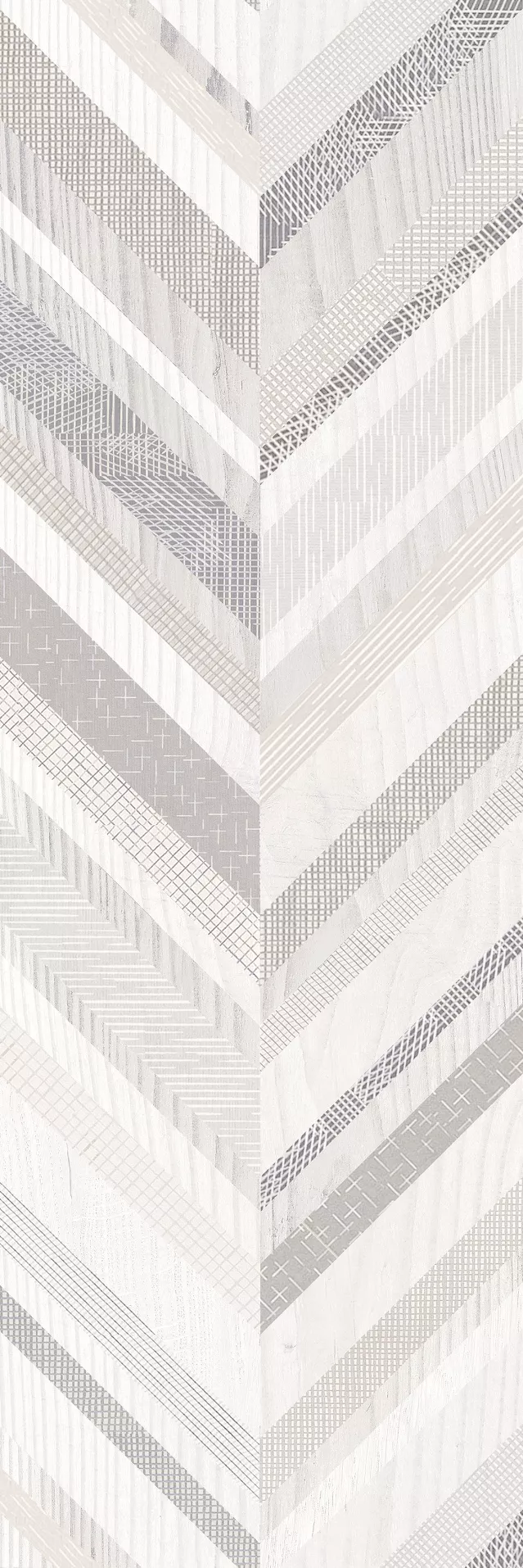 Декор LB-Ceramics Норданвинд Д 3606-0031, 20x60, геометрия, серый, матовый