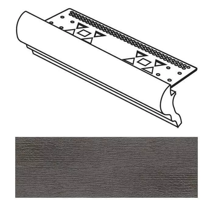 Спецэлемент Cavalli Rinascimento Toro Con Lamina Ebano Rett, 4x33.3, под дерево, чёрный, матовый
