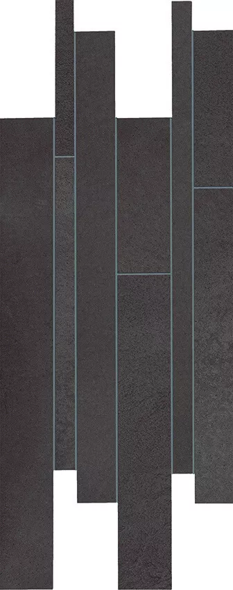 Декор Ergon Tr3nd Listelli Sfalsati Brown, 30x60, под мозаику, коричневый, матовый