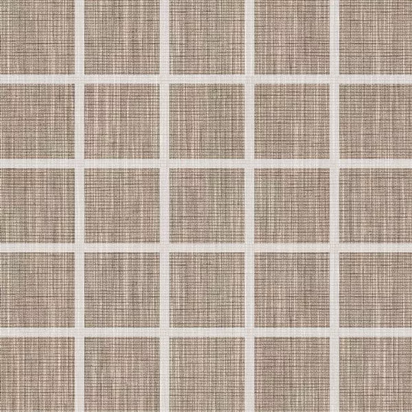 Мозаика Sant'Agostino Tailorart Mosaico Taupe, 30x30, под текстиль, бежевая, матовая