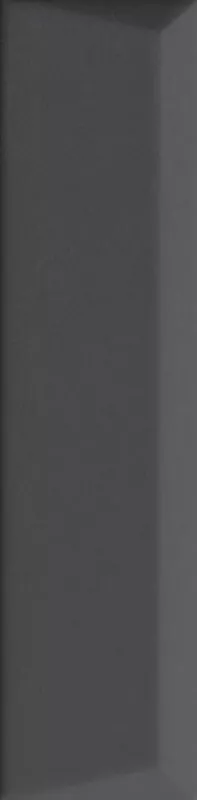 Настенная плитка 41zero42 Biscuit Peak Notte, 5x20, моноколор, чёрная, матовая