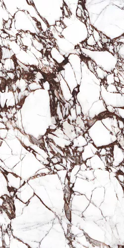 Керамогранит 41zero42 Pulp Red Double Polished, 60x120, под мрамор, белый, глянцевый