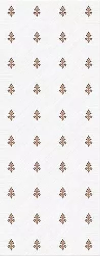 Декор Azori Chateau Mocca Decor Lis, 20.1x50.5, под обои, серый, глянцевый