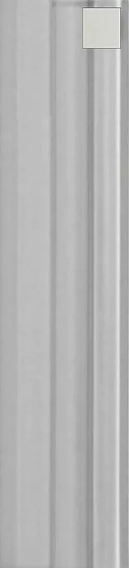 Бордюр Ceramica Grazia Melange Toro Grey, 5.5x26, под обои, серый, глянцевый