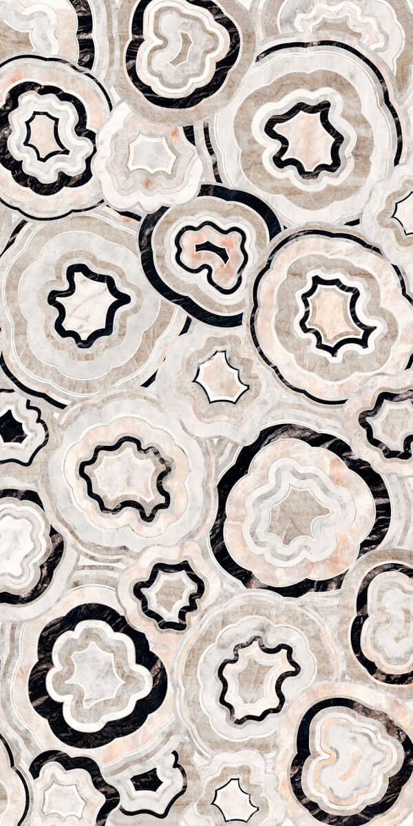 Декор ABK Sensi Gems Multiquartz, 60x120, под мрамор, бежевый, полированный