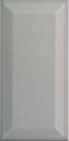 Настенная плитка CE.SI. Metro Diam. Piombo, 7.5x15, метро/кабанчик, серая, глянцевая