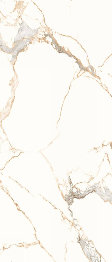 Керамогранит Neodom Titanium Statuario Gold Polished, 120x278, под мрамор, бежевый, полированный