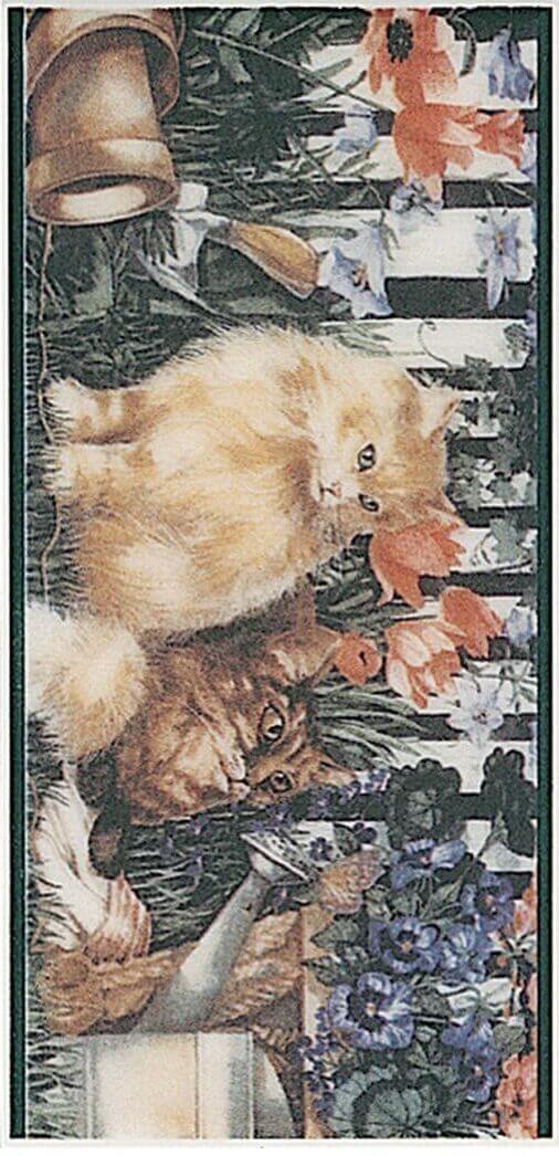 Декор Petracer's Grand Elegance Cats Su Panna A, 10x20, флора, мультиколор, глянцевый