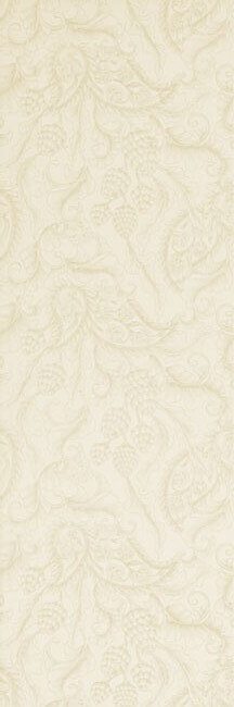 Настенная плитка Ascot New England Beige Quinta Sarah, 33.3x100, флора, бежевая, матовая