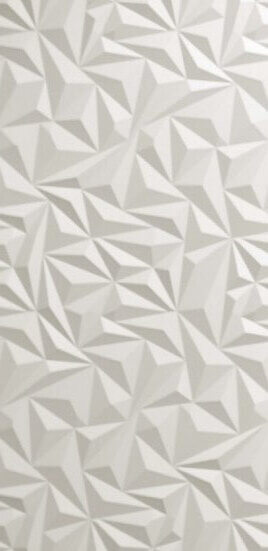 Настенная плитка Atlas Concorde 3D Wall 3D Angle White Matt, 40x80, геометрия, белая, матовая