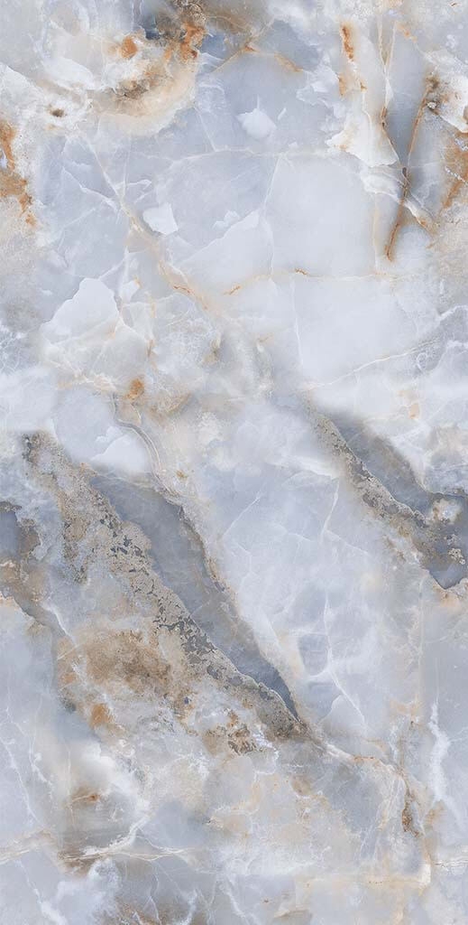 Керамогранит DO&PO Lagoon Blue, 60x120, под оникс, голубой, полированный