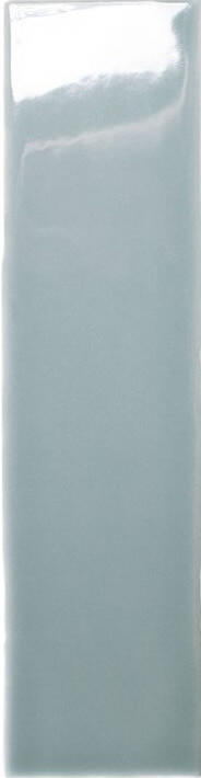 Настенная плитка DNA Tiles Eclat Blue, 7.5x30, под майолику, голубая, глянцевая