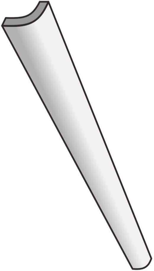 Спецэлемент Sant'Agostino Via Appia Quarter Round Beige Kry, 1.3x30, под камень, бежевый, глянцевый